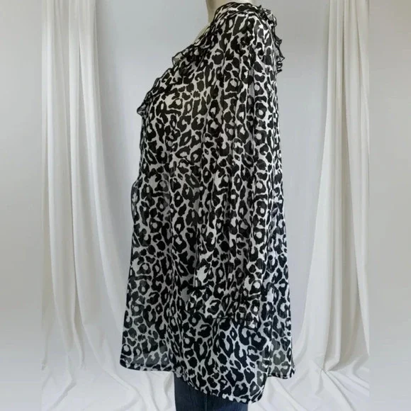 ✅Plus Size Pullover Ruffles Blouse - Picture 6 of 13